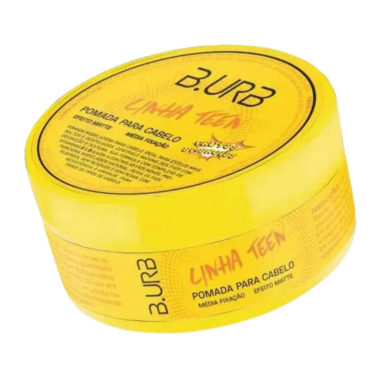 Pomada Cabelo Teen Matte Média Fixação 70g Barba Urbana