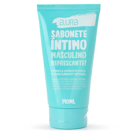 Sabonete Íntimo Masculino Refrescante Fórmula Testada 140mL Barba Urbana B.URB