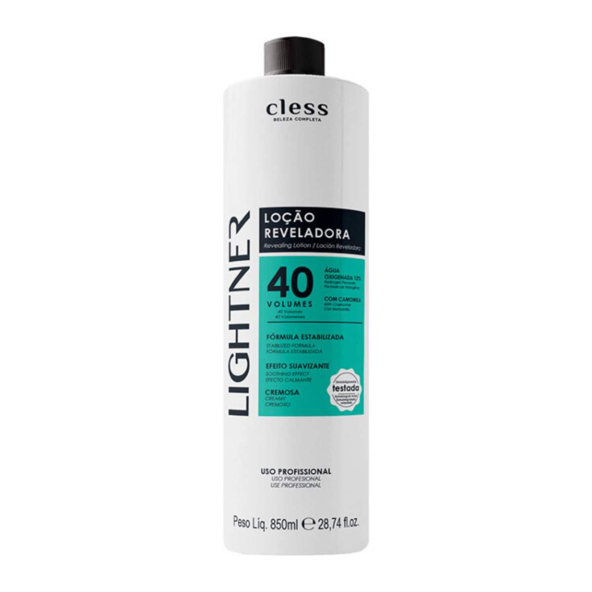 Água Oxigenada Lightner | 40 volumes 850ml