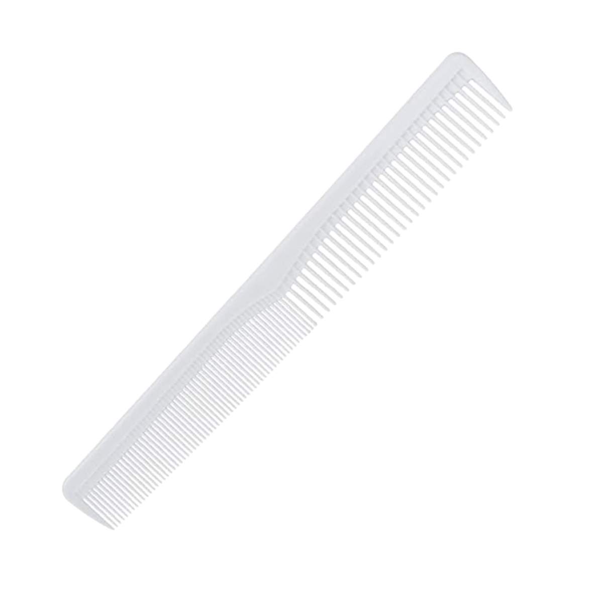 Pente Plástico Branco | 18cm Barbeiro