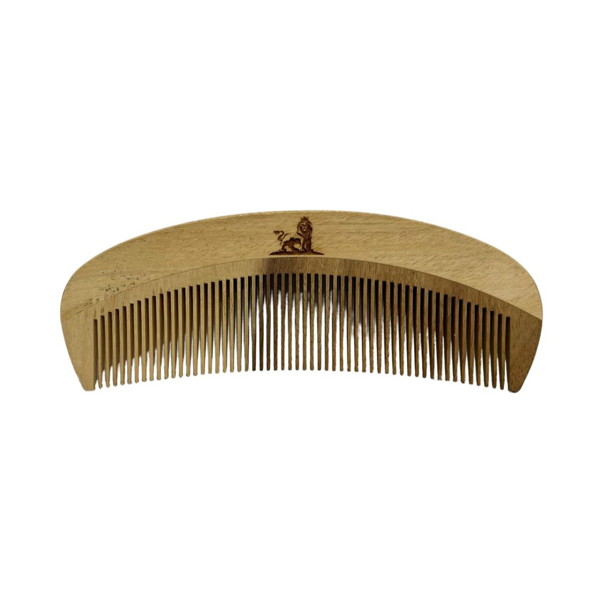 Pente de Madeira Curvo Personalizado | Ruschel Barber Shop