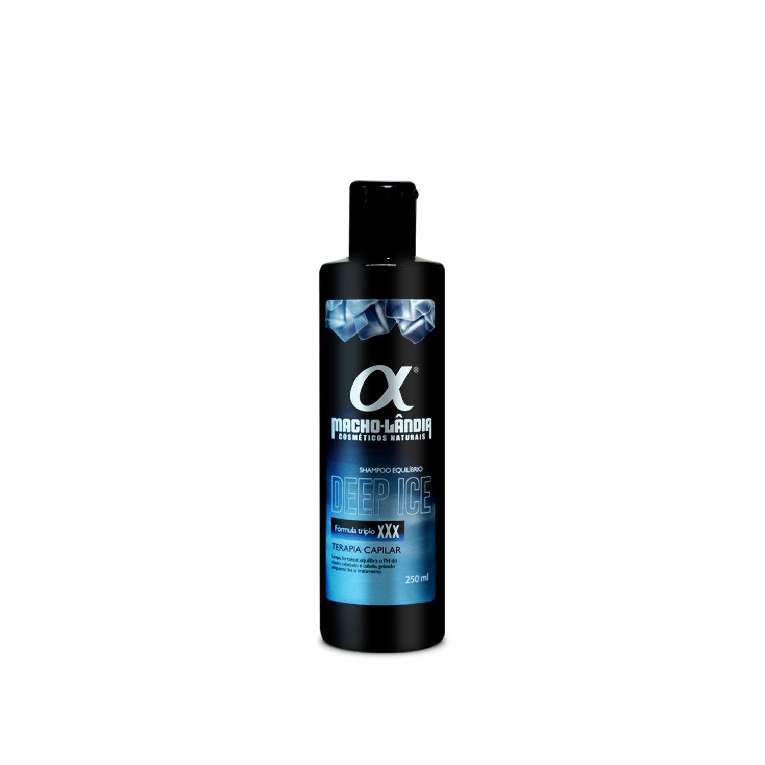 Shampoo Anti-Caspa Deep Ice Triplo XxX 250ml | Macho-lândia