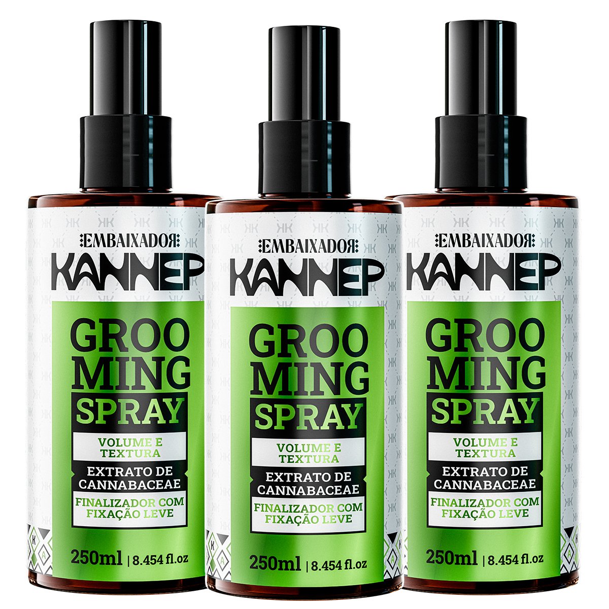 Kit 03 Grooming Capilar Spray Kannep Embaixador
